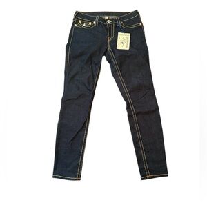 ✨NWT✨ True Religion Dark Blue Skinny Jeans